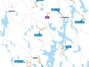 Zesp&oacute;ł Toyoty przed Rajdem Finlandii